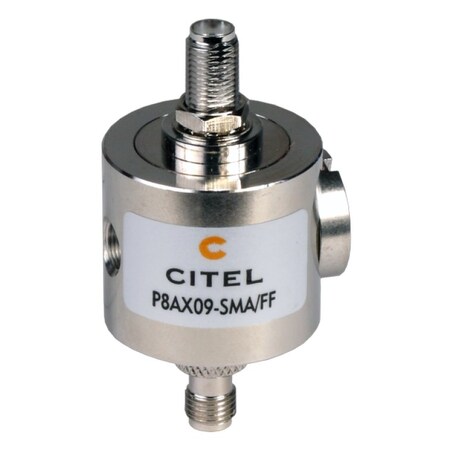 Citel Outdoor RF Protector, Dc-3.5 Ghz, Dc Pass, 25W, Imax 20Ka, Female-Female Sma Connector P8AX09-SMA/FF